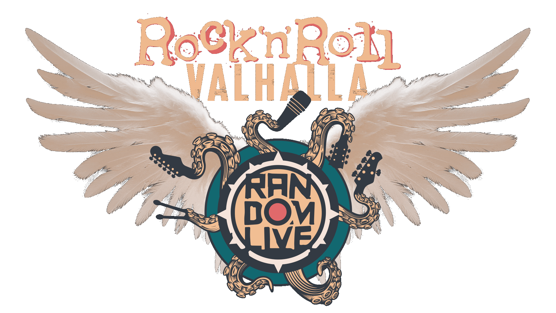 Random Live festival logo — Rock 'n' Roll Valhalla